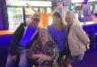 Former Purple Moose softball player 'Little Man' Dave Cropper w/ Lori, Laura & Brenda.